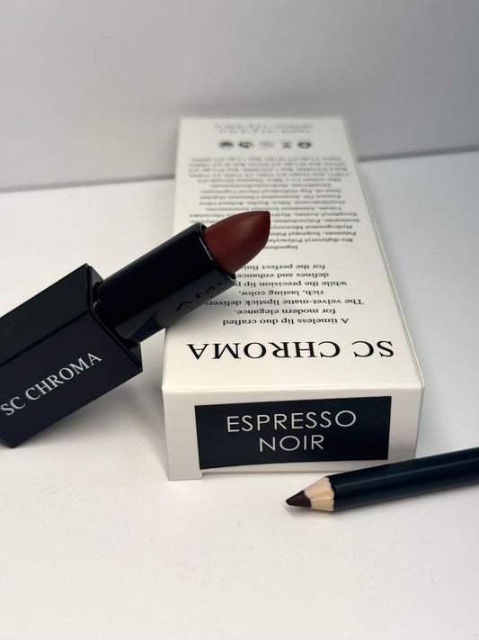 Lip Pencil + Matte Lipstick Duo - Espresso Noir